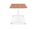 Grand bureau droit CRYPTO en bois finition Noyer - 160x80 cm