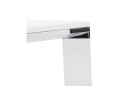 Grand bureau de direction droit XLINE en bois blanc - 200x100 cm