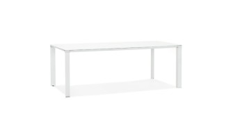 OT01250WHWH 5420072095882 Table de réunion / à manger design XLINE en verre blanc - 200x100 cm
