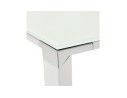 Table de réunion / à manger design XLINE en verre blanc - 200x100 cm