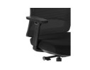 Fauteuil de bureau ergonomique OXFORD en tissu noir