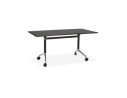 OT00100BL 5420072029757 Bureau pliant FLEXO noir sur roulettes - 160x80 cm
