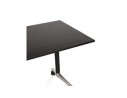 Bureau pliant FLEXO noir sur roulettes - 160x80 cm