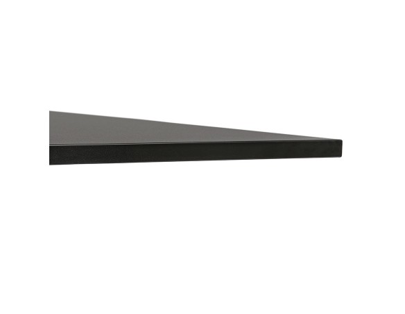 Bureau pliant FLEXO noir sur roulettes - 160x80 cm