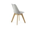 Chaise moderne TEKI grise