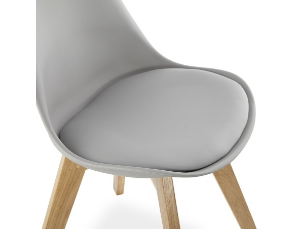 Chaise moderne TEKI grise