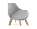 Chaise moderne TEKI grise