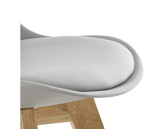 Chaise moderne TEKI grise
