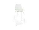 TB00470SS 5420072046037 Tabouret snack mi-hauteur COOKIE MINI blanc style industriel