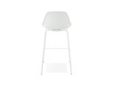 Tabouret snack mi-hauteur COOKIE MINI blanc style industriel