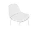 Tabouret snack mi-hauteur COOKIE MINI blanc style industriel