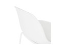 Tabouret snack mi-hauteur COOKIE MINI blanc style industriel