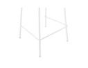 Tabouret snack mi-hauteur COOKIE MINI blanc style industriel