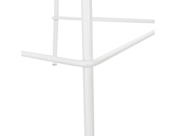 Tabouret snack mi-hauteur COOKIE MINI blanc style industriel