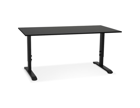 OT02280BLBL 5404028343685 Bureau réglable en hauteur OSMOSE noir - 160x80 cm