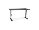 Bureau réglable en hauteur OSMOSE noir - 160x80 cm