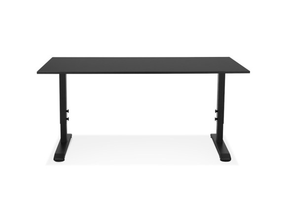 Bureau réglable en hauteur OSMOSE noir - 160x80 cm