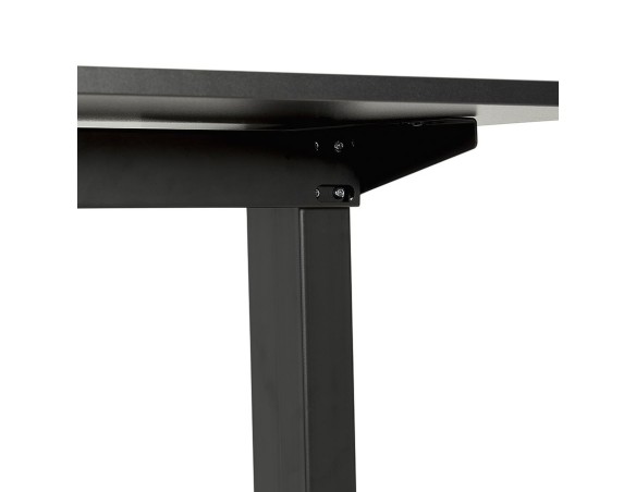Bureau réglable en hauteur OSMOSE noir - 160x80 cm
