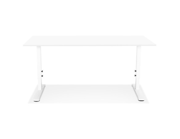 Bureau réglable en hauteur OSMOSE blanc - 160x80 cm