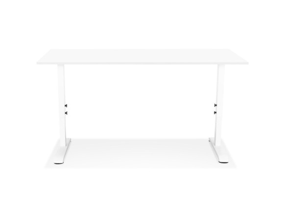 Bureau réglable en hauteur OSMOSE blanc - 160x80 cm