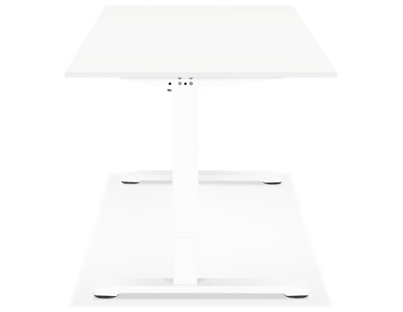 Bureau réglable en hauteur OSMOSE blanc - 160x80 cm