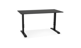 OT02340BLBL 5404028343807 Bureau réglable en hauteur OSMOSE noir - 140x70 cm