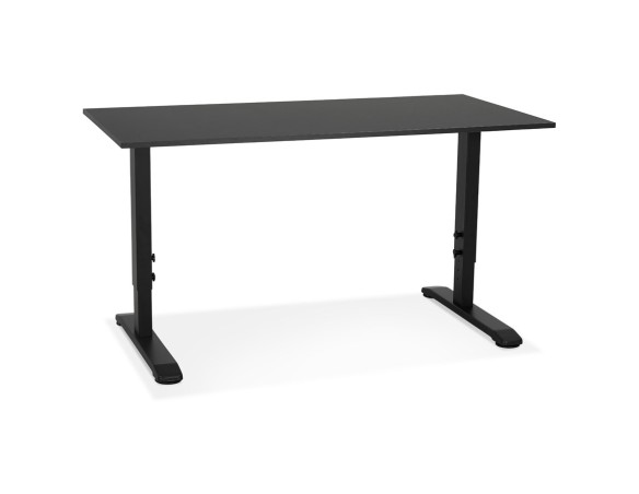 OT02340BLBL 5404028343807 Bureau réglable en hauteur OSMOSE noir - 140x70 cm