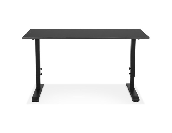Bureau réglable en hauteur OSMOSE noir - 140x70 cm