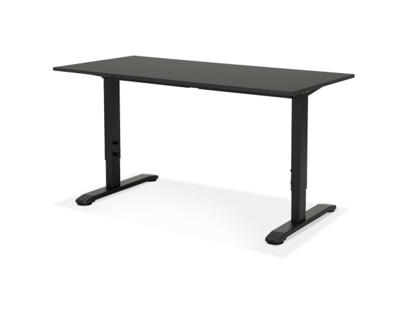 Bureau réglable en hauteur OSMOSE noir - 140x70 cm