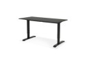 Bureau réglable en hauteur OSMOSE noir - 140x70 cm