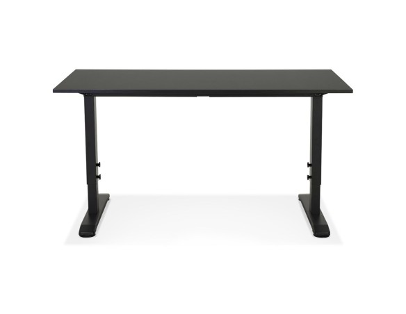 Bureau réglable en hauteur OSMOSE noir - 140x70 cm
