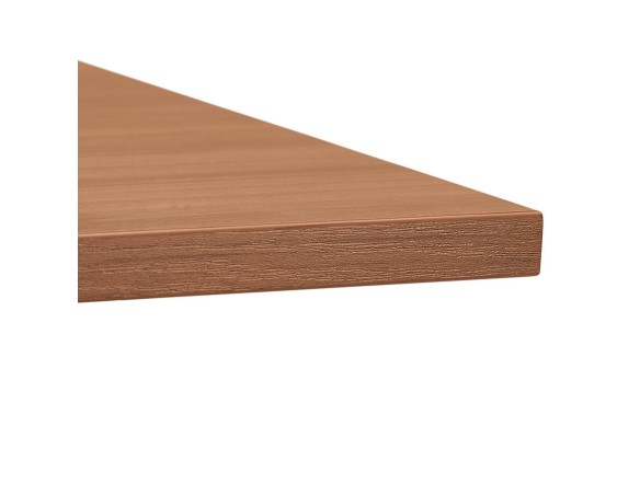 Bureau réglable en hauteur OSMOSE en bois Noyer et métal noir - 140x70 cm