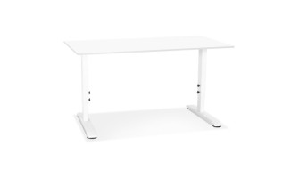 OT02370WHWH 5404028343869 Bureau réglable en hauteur OSMOSE blanc - 140x70 cm