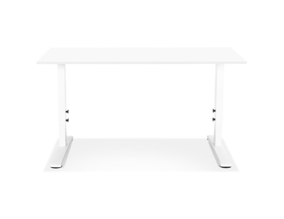 Bureau réglable en hauteur OSMOSE blanc - 140x70 cm