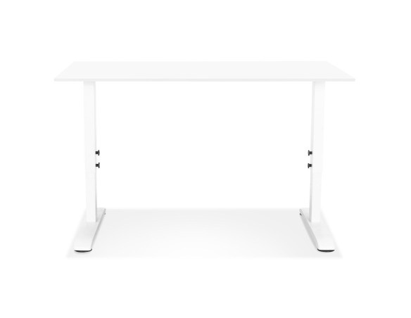 Bureau réglable en hauteur OSMOSE blanc - 140x70 cm