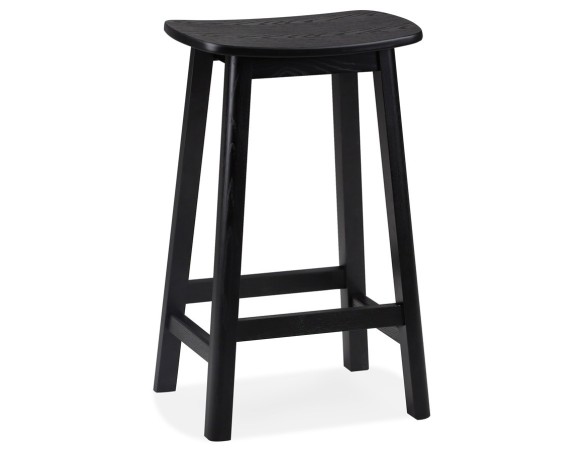 BS06600BL 5404028339992 Tabouret snack mi-hauteur DUMAS MINI en bois noir