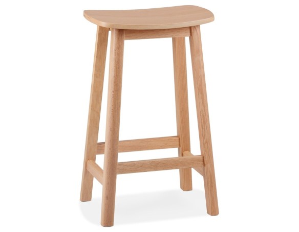 BS06610NA 5404028340011 Tabouret snack mi-hauteur DUMAS MINI en bois finition naturelle