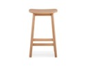 Tabouret snack mi-hauteur DUMAS MINI en bois finition naturelle