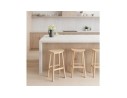 Tabouret snack mi-hauteur DUMAS MINI en bois finition naturelle