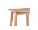 Tabouret snack mi-hauteur DUMAS MINI en bois finition naturelle