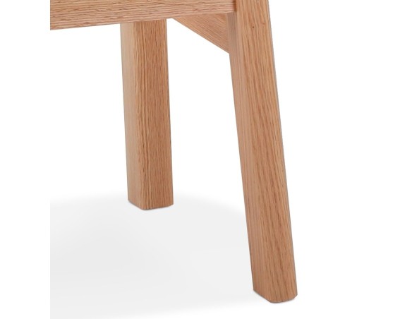 Tabouret snack mi-hauteur DUMAS MINI en bois finition naturelle