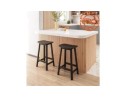 Tabouret snack mi-hauteur DUMAS MINI en bois finition naturelle
