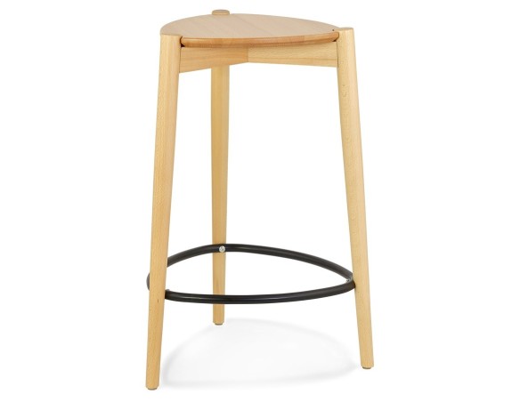 BS06810NA 5404028349304 Tabouret de snack mi-hauteur TIARA MINI en frêne naturel