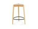 Tabouret de snack mi-hauteur TIARA MINI en frêne naturel
