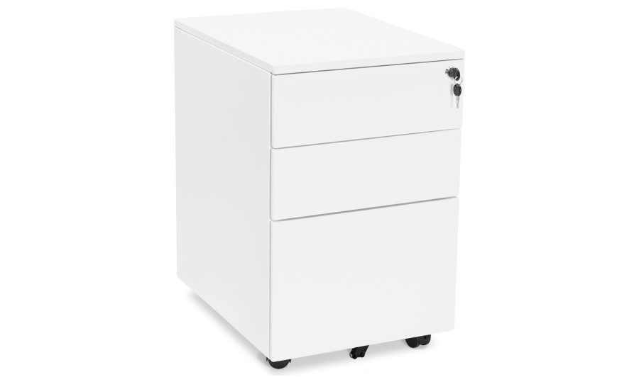 OA00130WH 5420072034577 Caisson de rangement DALI blanc à tiroirs pour bureau