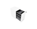 Caisson de rangement DALI blanc à tiroirs pour bureau