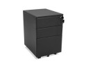 OA00140BL 5420072034591 Caisson de rangement DALI noir à tiroirs pour bureau