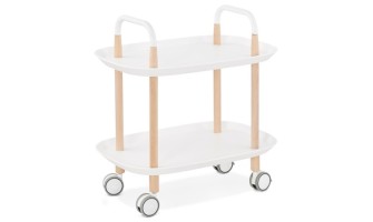 CT00750WH 5420072071565 Desserte roulante VELOCE blanche design