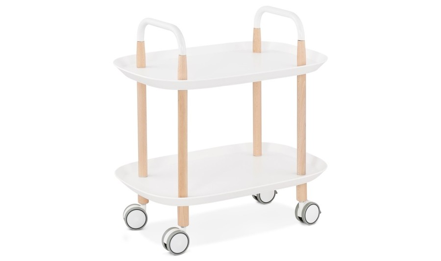 CT00750WH 5420072071565 Desserte roulante VELOCE blanche design