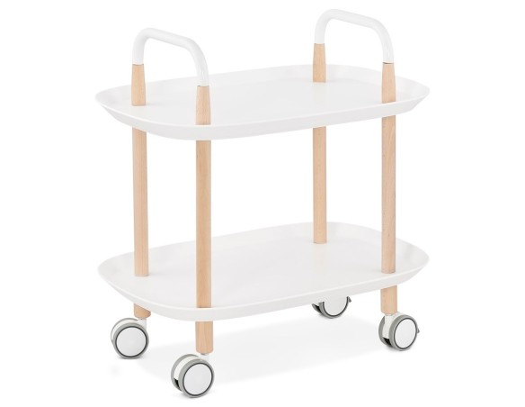 CT00750WH 5420072071565 Desserte roulante VELOCE blanche design